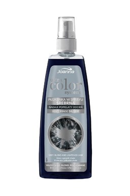 JOANNA Ultra Color SILVER Hair Rinse Spray 150ml - tónovací přeliv ve spreji - stříbrný