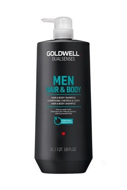 GOLDWELL Dualsenses Men Hair And Body Shampoo 1000ml - šampon a sprchový gel pro muže