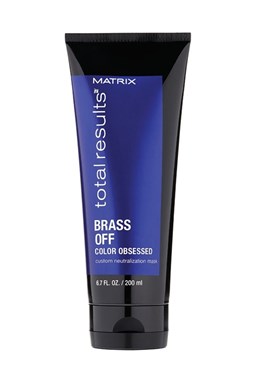 MATRIX Total Results Brass Off Silver Mask 200ml - maska pro blond a melírované vlasy