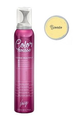 VITALITYS Color Mousse BIONDO barevné pěnové tužidlo 200ml - světlá blond