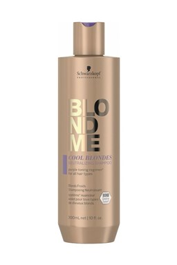SCHWARZKOPF Blondme Cool Blondes Neutralizing Shampoo 300ml - šampon pro studené blond odstíny