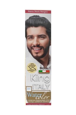 KLÉRAL King Italy Water Color BLACK - černá barva na vlasy pro muže