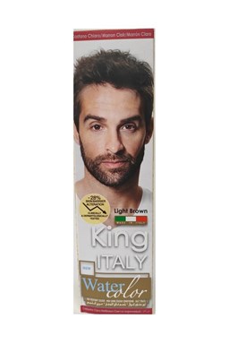 KLÉRAL King Italy Water Color LIGHT BROWN - světle hnědá barva na vlasy pro muže