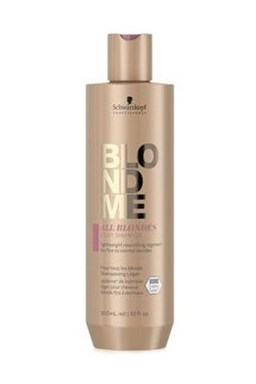 SCHWARZKOPF BlondMe All Blondes Light Shampoo 300ml - vyživující šampon pro jemné blond vlasy