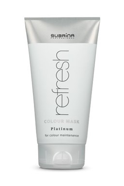 SUBRÍNA Refresh Colour Mask Platinum 150ml - vyživující barvicí maska na vlasy - platinová