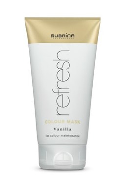 SUBRÍNA Refresh Colour Mask Vanilla 150ml - vyživující barvicí maska na vlasy - vanilková