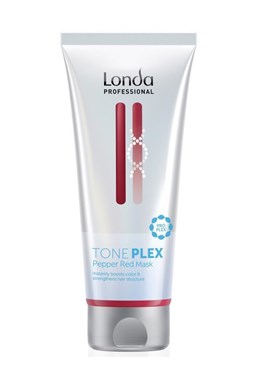 LONDA TonePLEX Pepper Red Mask 200ml - intenzivní maska pro obnovu barvy vlasů - červená