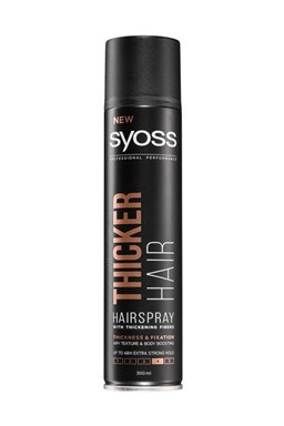SYOSS Professional Thicker Hair Spray 300ml - lak pro hustotu vlasů 48h extra silný