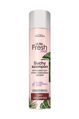 JOANNA Ultra Fresh Hair Dry Shampoo Dark Brown 200ml - suchý šampon pro hnědé vlasy