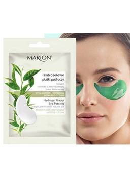 MARION Face Hydrogelové oční pásky s kyselinou Hyaluronovou a zeleným čajem - 2ks