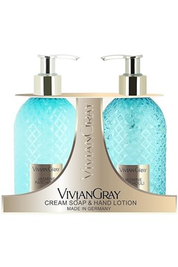 VIVIAN GRAY JASMINE PATCHOULI Soap Gel + Hand Lotion 2x300ml - tekuté mýdlo + mléko na ruce
