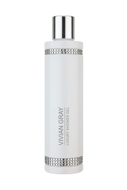 VIVIAN GRAY CRYSTALS WHITE Luxury Shower Gel 250ml - luxusní sprchový gel