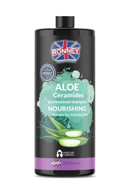 RONNEY Aloe Ceramides Shampoo 1000ml - šampon pro matné a suché vlasy