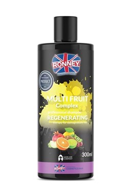 RONNEY Multifruit Complex Shampoo 300ml - regenerační šampon na suché vlasy