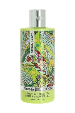 VIVIAN GRAY Aroma Selection Lemon And Green Tea Shower Gel 400ml - sprchový a koupelový gel