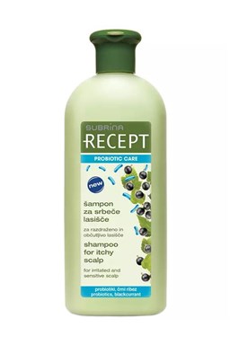 SUBRINA Recept Šampon s probiotiky pro citlivou a svědivou pokožku hlavy 400ml