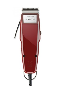 MOSER 1400-0050 RED Edition - Střihací strojek na vlasy - červeno bílý