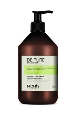 NIAMH Be Pure Nourishing Shampoo 500ml - výživný šampon pro jemné, slabé a vysušené vlasy