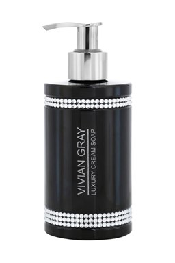 VIVIAN GRAY CRYSTALS BLACK Luxury Cream Soap 250ml - luxusní tekuté mýdlo na ruce