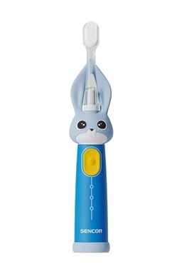SENCOR SOC 0810BL Rabbit - dětský sonický elektrický zubní kartáček - modrý