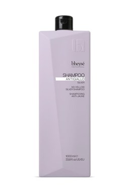 BHEYSÉ Professional Silver Shampoo No-Yellow 1000ml - stříbrný šampon s protižlutým efektem