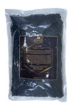 BARBERCO Hard Wax Beans Black 1000g - depilační vosková zrnka - černá