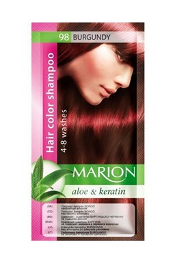 MARION Hair Color Shampoo 98 Burgundy - barevný tónovací šampon 40ml - burgundská červeň