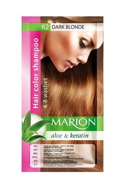 MARION Hair Color Shampoo 62 Dark Blonde - barevný tónovací šampon 40ml - tmavá blond