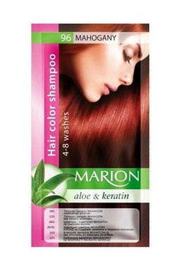 MARION Hair Color Shampoo 96 Mahogany - barevný tónovací šampon 40ml - mahagonová