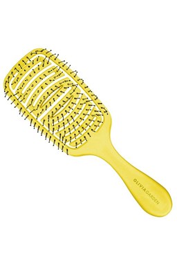 OLIVIA GARDEN Pride iDetangle Medium Yellow - Rozčesávací kartáč na vlasy