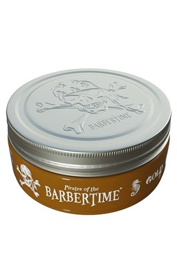 BARBERTIME Gold Pomade 150ml - středně tužící pomáda na vlasy s vysokým leskem